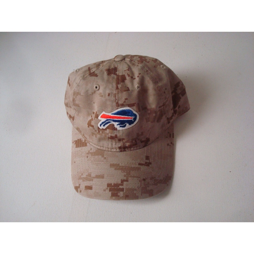 BUFFALO BILLS CAMO HAT CAP VINTAGE DEADSTOCK U1